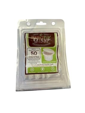 ✨5/$25 50Count EZ-Cup 2.0 Filters 100% Disposable Coffee Paper Filter